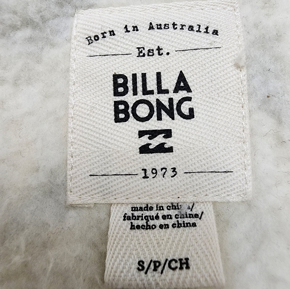 LIKE NEW! Billabong from Buckle Side By Side Zip Up Hooded Vest ~Size S~ - Picture 10 of 13